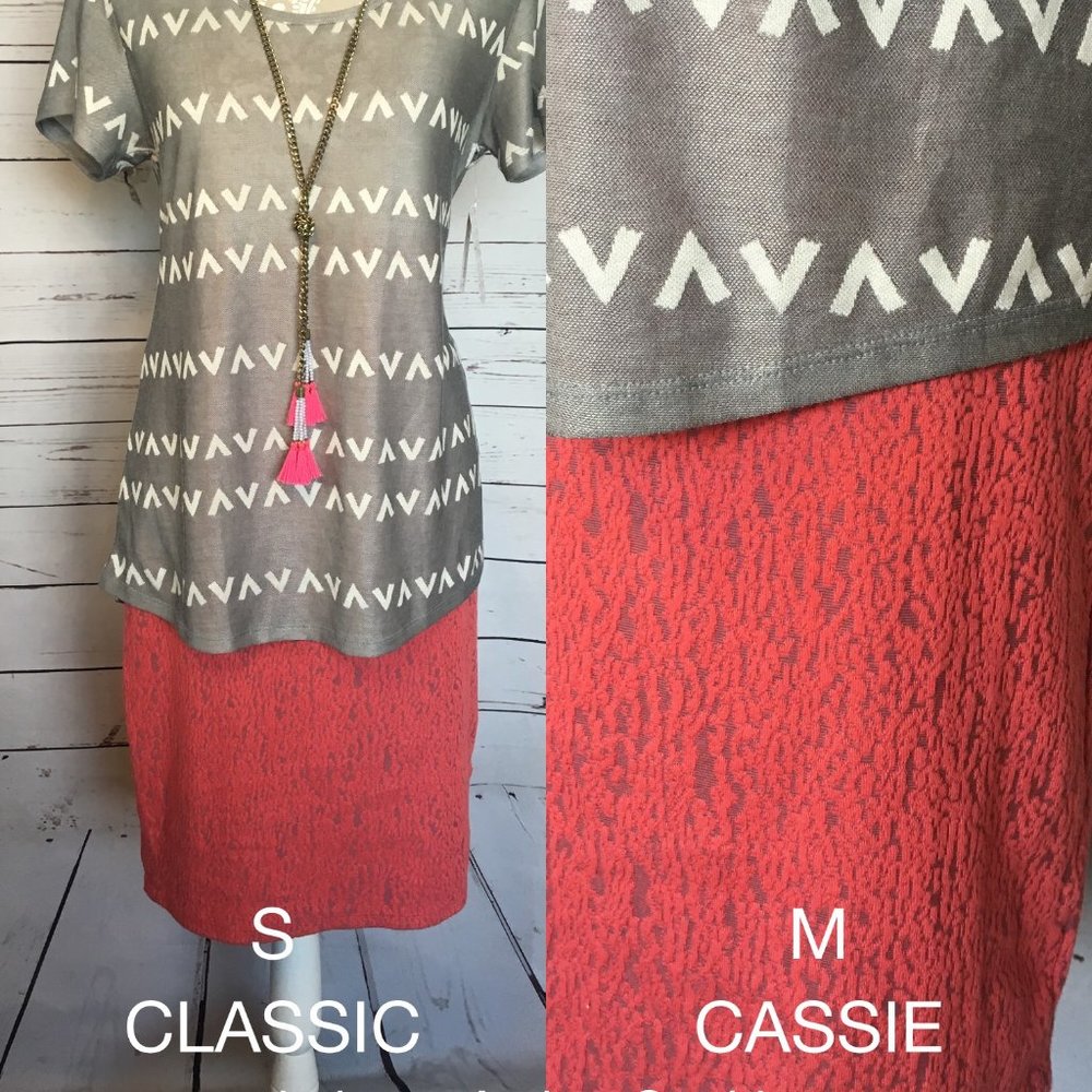 Coral Textured Lularoe Cassie Skirt NWT Medium